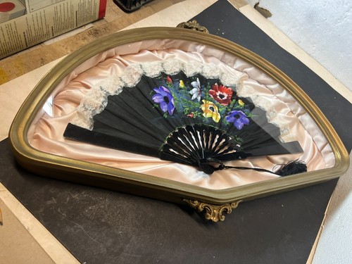 Antico ventaglio dipinto - , a