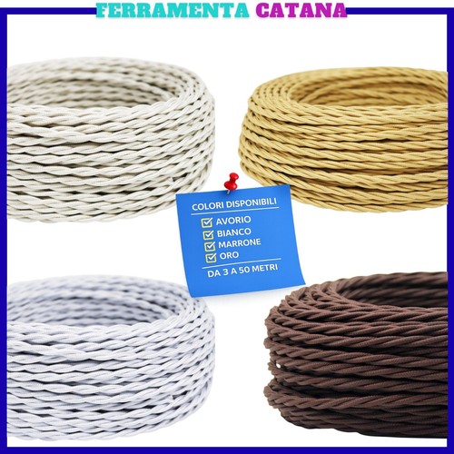 Cavo filo elettrico treccia - elettrico, a