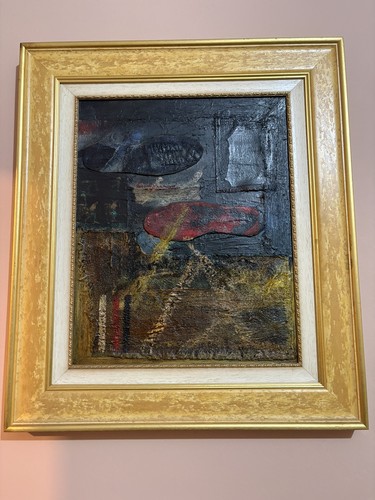 Quadro antico olio tela - quadro,