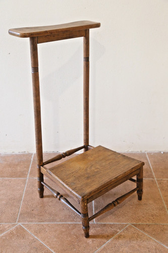 Antico inginocchiatoio legno - antico,