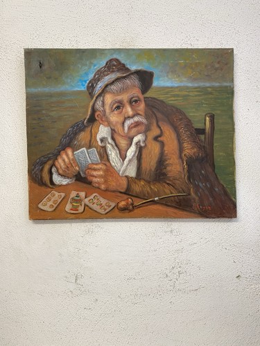 Quadro antico dipinto olio - antico,