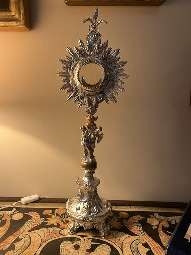 Ostensorio argento con - ostensorio, in