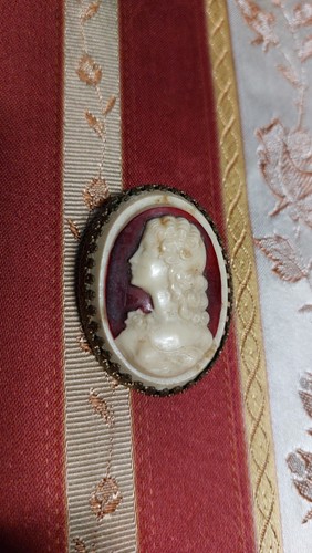 Antico cammeo spilla osso e - antico,