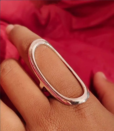 Anello aperto argento sterling