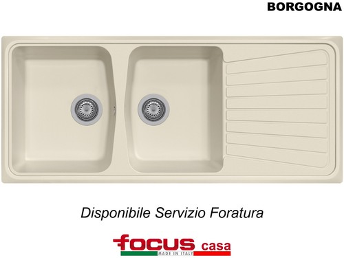 Lavello cucina borgogna - borgogna, cm